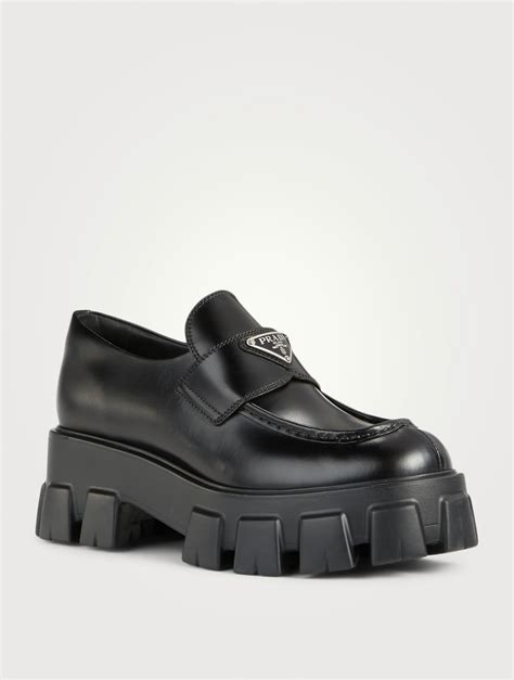 prada monolith platforms|prada monolith loafer.